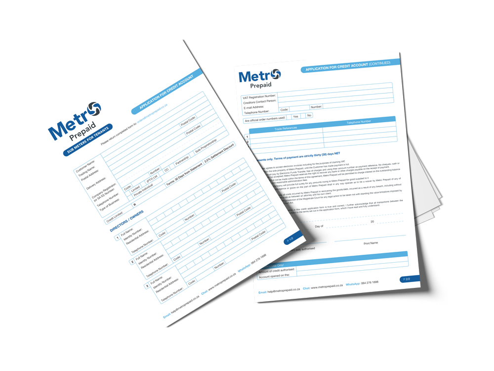 Metro Prepaid Credit Application Design