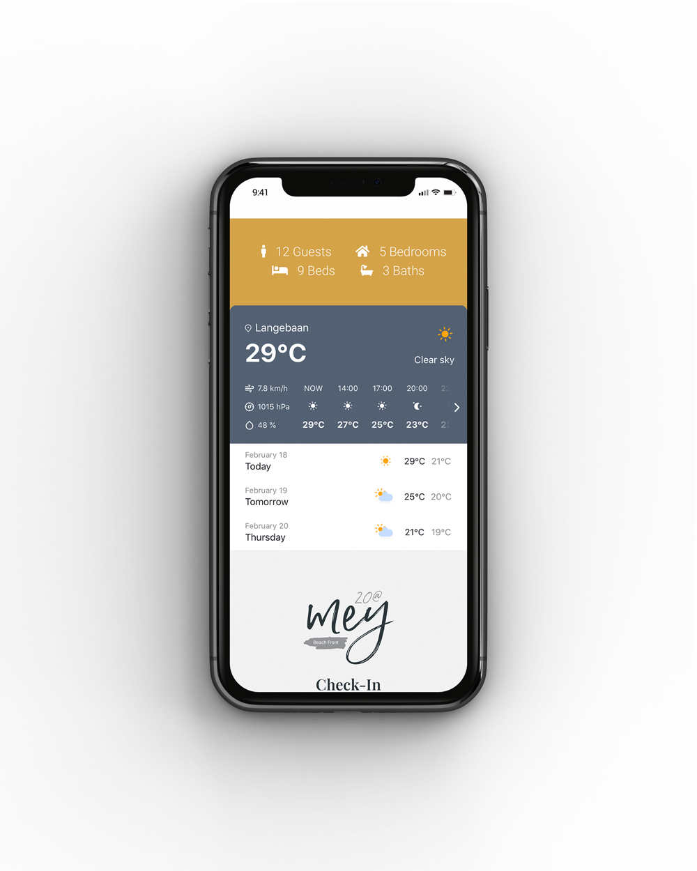 20@Mey Mobile Website Design Mockup