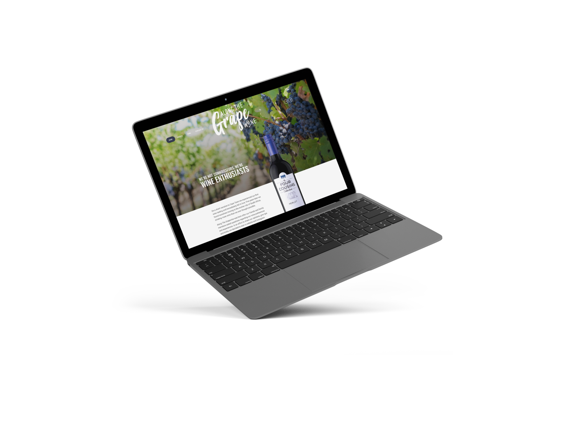 Along the GrapeVine Website Design