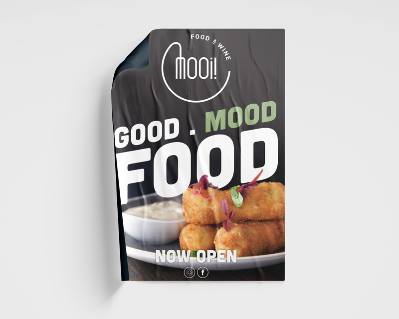 Mooi! Food and Wine Poster Design