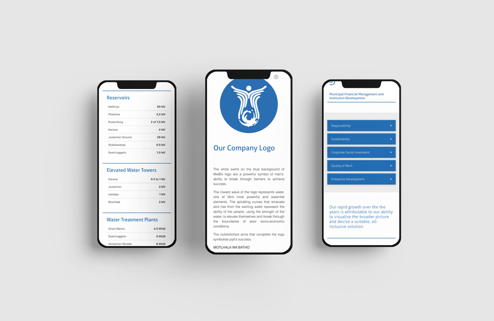 MwB Consulting Engineers Mobile Website Design